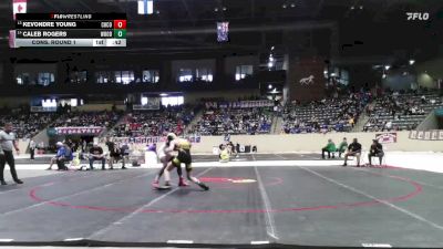 126 lbs Cons. Round 1 - Caleb Rogers, Woodford County vs Kevondre Young, Christian County