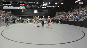 150 lbs Quarterfinal - Emerson Tjaden, DeSoto HS vs Dustin Dobson, Emporia