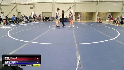 285 lbs Round 2 (8 Team) - Tate Killian, Utah vs Cade Okeson, North Dakota