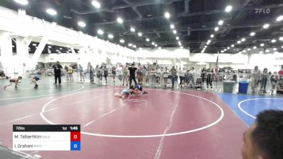 72 lbs Consolation - Makaylie TalbertKim, Golden Backs MRTC vs Isabella Graham, Matsu Matmen