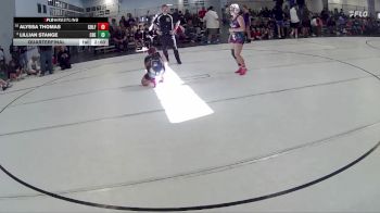 141 lbs Quarterfinal - Alyssa Thomas, Wood River Wrestling Club vs Lillian Stange, Creighton