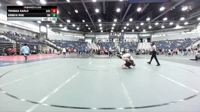 174 lbs Cons. Round 2 - Thomas Karlo, Cumberland (Tenn.) vs Kriecg Roe, Lindsey Wilson (Ky.)