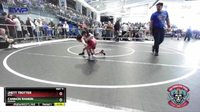 52 lbs 1st Place Match - Cannon Rankin, Kansas vs Jhett Trotter, WTC