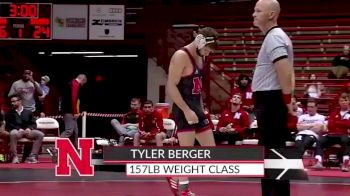 157 m, Andrew Crone, Wis vs Tyler Berger, Neb
