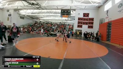 150A Round 1 - Mason Kuhbacher, Campbell County vs Logan Knaub, Laurel