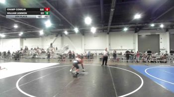 144 lbs 5th Place - Champ Conklin, Black Fox Wr Ac vs William Lemmon, Silverback WC