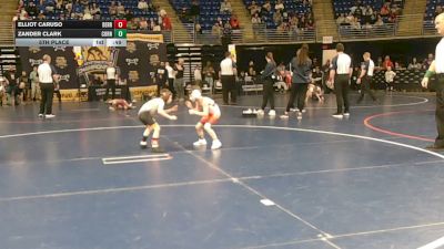 52 lbs 5th Place - Elliot Caruso, Derry vs Zander Clark, Cornwall-Lebanon