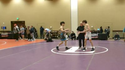 126 lbs Cons. Semis - Myles Hoover, Tiger Wrestling Club vs Tristin Cruz, Exodus Wrestling Club