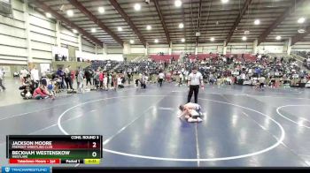 58 lbs Cons. Round 3 - Beckham Westenskow, Westlake vs Jackson Moore, Fremont Wrestling Club