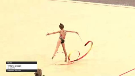 Vittoria Gibson - Clubs, So Cal TTC - 2021 USA Gymnastics Championships