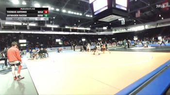 132 lbs Cons. Round 4 - Thomas Antonio, Royal vs Jaymasen Razon, Rogers (Puyallup)