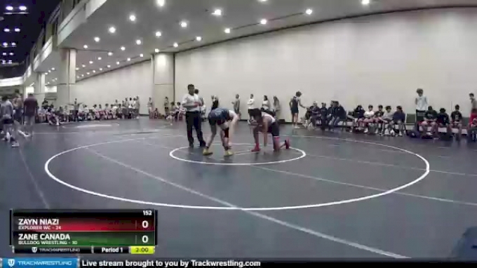 152 lbs Round 3 (10 Team) - Zayn Niazi, Explorer WC vs Zane Canada ...