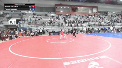 U23 Women - 57 lbs Cons. Round 4 - Brooklyn Pace, UT vs Rose Kaplan, IN