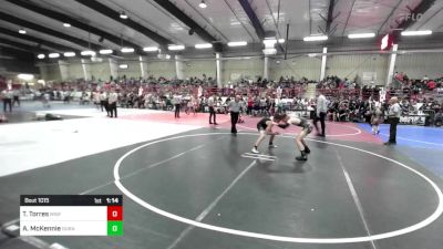 137 lbs Round Of 16 - Taylor Torres, Misfits vs Asher McKennie, Durango