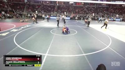 II-101 lbs Cons. Round 5 - Mason Dellapenta, Eden vs John Winseman, Honeoye Falls-Lima