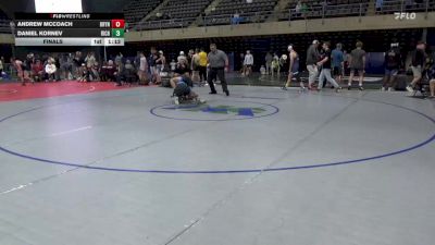 140 lbs Final - Andrew McCoach, Bryn Mawr vs Daniel Kornev, Richboro