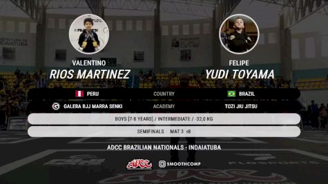 Valentino Rios Martinez vs Felipe Yudi Toyama 2025 ADCC Brazilian Nationals