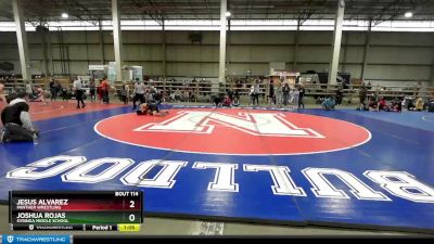 165 lbs Semifinal - Jesus Alvarez, Panther Wrestling vs Joshua Rojas, Syringa Middle School