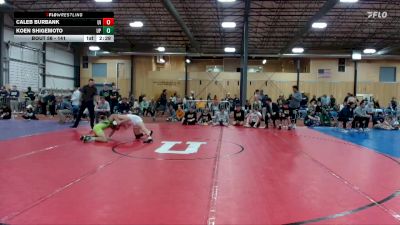 141 lbs Cons. Round 1 - Caleb Burbank, University Of Idaho vs Koen Shigemoto, Providence (Mont.)