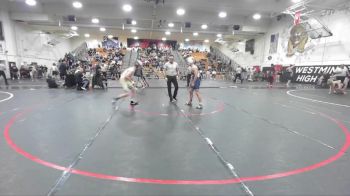 132 lbs Cons. Round 5 - William Creech, Laguna Hills vs Daniel Campos, La Quinta/LQ
