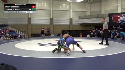 140 lbs Champ. Rd Of 16 - Wyatt Methner vs Josiah Schultz, Floyd Wrestling Club