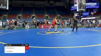 138 lbs Cons 32 #2 - Braden Anderson, Oklahoma vs Aaron Cramer, Illinois