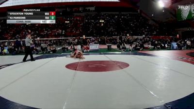 4A 157 lbs Cons. Semi - KJ Parsons, Fruitland vs Stockton Young, Weiser