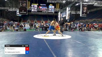 220 lbs Rnd Of 32 - Chase Thompson, Florida vs Mozes Valenzuela Smith, Arizona