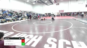 120 lbs Consi Of 8 #1 - Jaxsun Smith, Killingly vs Mateo Miranda, St Joseph