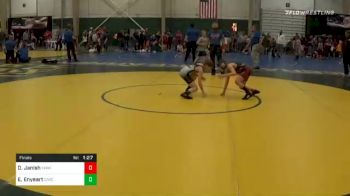 73 lbs Final - Damian Janish, Yankton Jr. Bucks vs Easton Enyeart, Central Iowa Wrestling Club