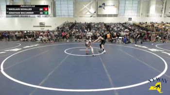 87 lbs Champ. Round 2 - Jonathan Macumber, Club Not Listed vs Nikolaus Schaller, Quaker Wrestling Club