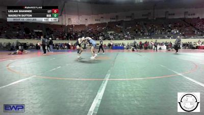 200 lbs Round Of 32 - Leilani Shawnee, Little Axe Women?s Wrestling vs Madelyn Dutton, Marlow Outlaws Jh