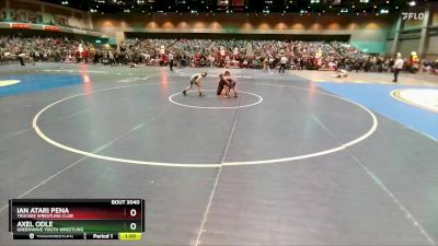 46-49 lbs Round 1 - Ian Atari Pena, Truckee Wrestling Club vs Axel Odle, Greenwave Youth Wrestling