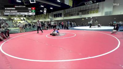 92 lbs Cons. Semi - Aj Martinez, Team Temecula Wrestling Club vs Ethan Jimenez, Inland Elite Wrestling Club