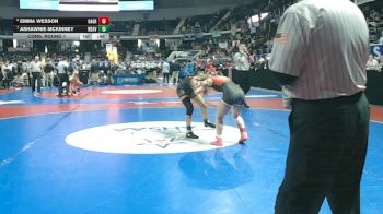 1-5A 126 Cons. Round 1 - Emma Wesson, Oak Grove vs Ashawnie Mckinney, Weaver
