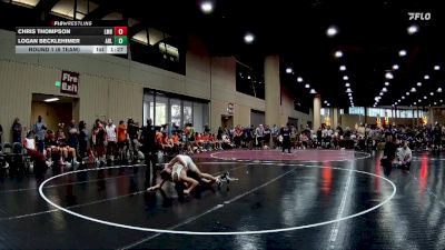 132 lbs Round 1 (6 Team) - Chris Thompson, Louisiana Mud Bugs vs Logan Becklehimer, Assassins Black