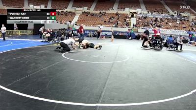 144-D2 Quarterfinal - Porter Kay, Maricopa High School vs Garrett Kerr, Horizon High School