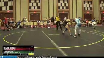 155 lbs Round 2 (6 Team) - Nick Bennet, Southern Regional Gold vs Chase Hinson, Steel Valley Red