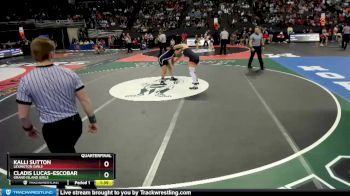 Quarterfinal - Kalli Sutton, Lexington Girls vs Cladis Lucas-escobar, Grand Island Girls