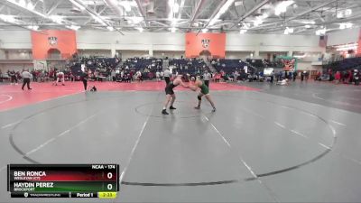 174 lbs Cons. Round 2 - Haydin Perez, Brockport vs Ben Ronca, Wesleyan (CT)