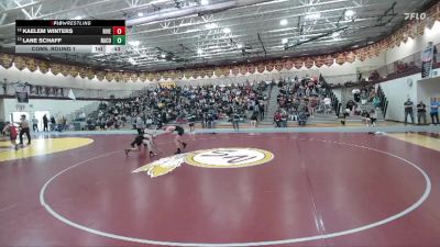 113 lbs Cons. Round 1 - Kaelem Winters, Riverton vs Lane Schaff, Natrona County