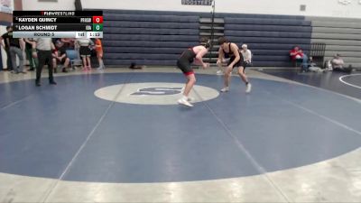 150 lbs Round 5 - Kayden Quincy, Post Falls High School Wrestling vs Logan Schmidt, Idaho