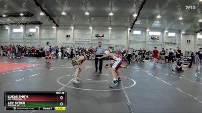 120 lbs Round 5 (6 Team) - Lukas Smith, All American vs Leif Syrko, Phoenix WC 1