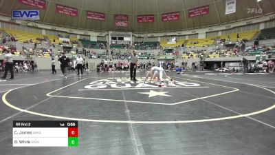 80 lbs Rr Rnd 2 - Cambri James, Arkansas vs Bristol White, Spartan Wrestling Academy