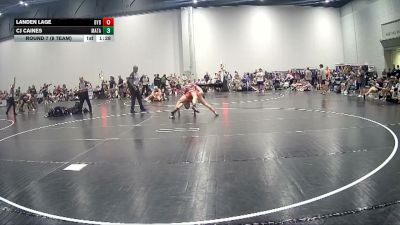 141 lbs Round 7 (8 Team) - Cj Caines, Mat Assassins Black vs Landen Lage, Backyard Brawlers