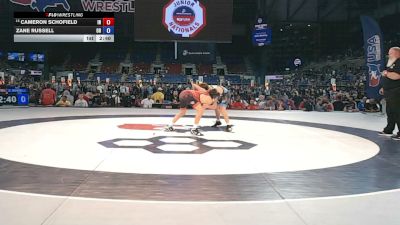 113 lbs Cons. Rd Of 64 - Cameron Schofield, Indiana vs Zane Russell, Ohio