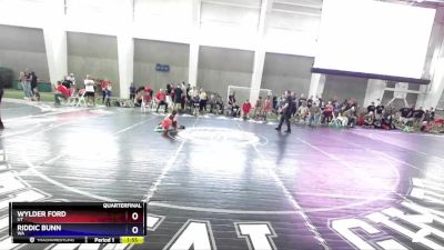 63 lbs Quarterfinal - Wylder Ford, UT vs Riddic Bunn, WA