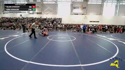 74 lbs Quarterfinal - Blake Stewart, NWAA vs Ezra Rohacek, Dolgeville Youth Wrestling Club