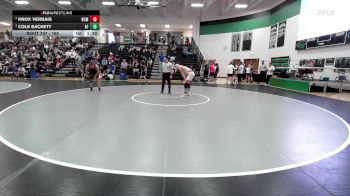 165 lbs Quarterfinal - Cole Sackett, Angry Fish vs Knox Verbais, Bethalto Civic Memorial