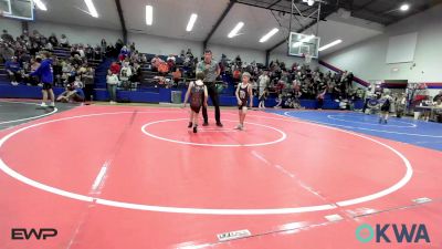 58 lbs Quarterfinal - River Adcock, Eufaula Ironheads Wrestling Club vs Waylon Alexander, Coweta Tiger Wrestling